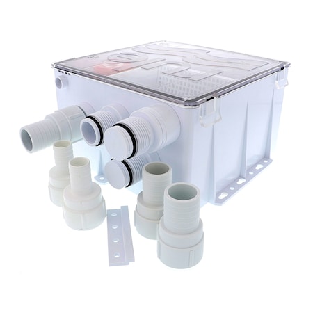 Rule Shower Drain Box With 1100 Gph Pump 12V 99B